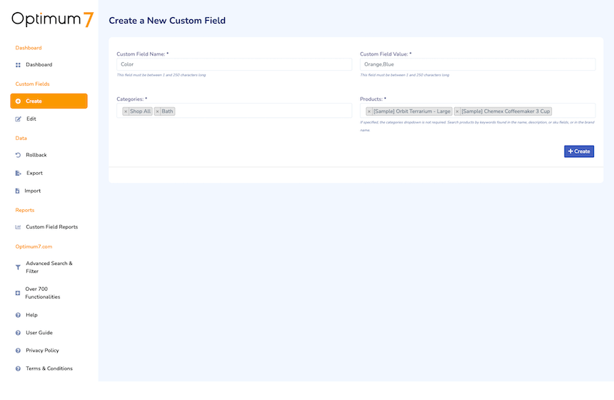 custom field bulk edit bigcommerce